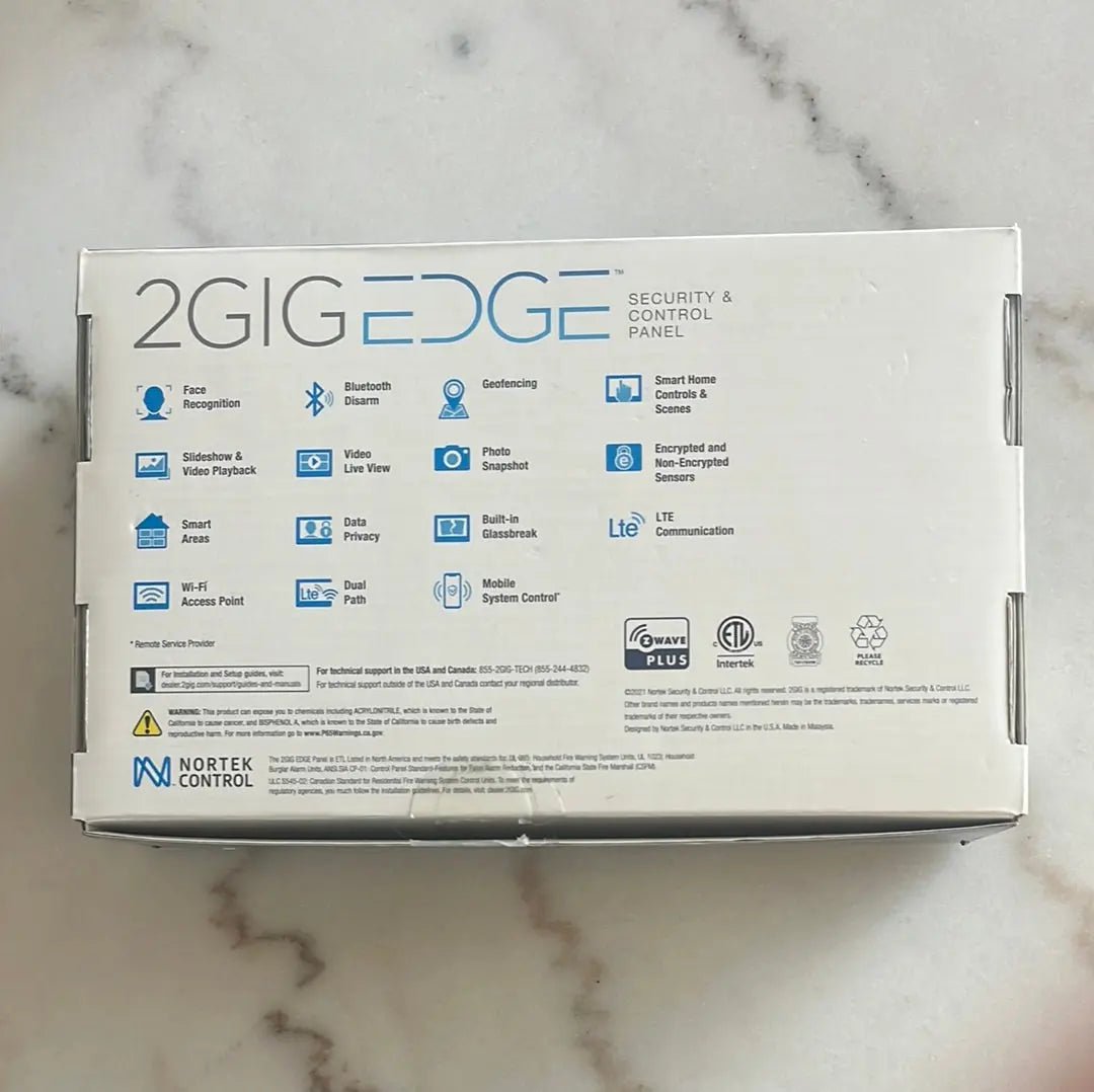 2GIG EDGE Security & Control Panel Verizon Alarm.com - Avenger Security