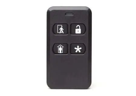 Wireless Security Remote 4 - Button Keyfob Remote Encrypted Series - Avenger Security