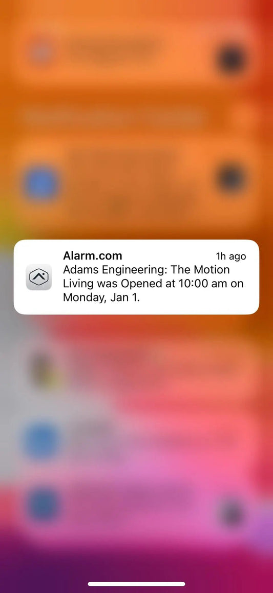 Alarm System Event Notification - Avenger Security