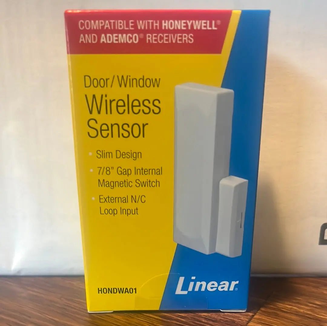 Wireless door contact sensor for legacy Honeywell and Ademco alarm systems